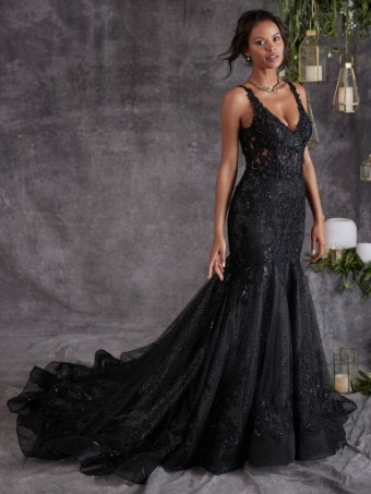 Sottero and Midgley Zander Lane 23SC140A01 #24 Black over Nude thumbnail