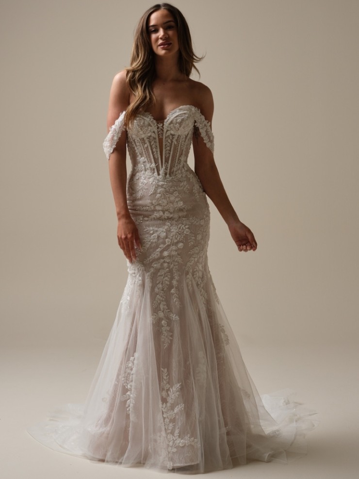 Maggie Sottero Benjie 25MB271A01 #0 default All Ivory (gown with Ivory Illusion) picture