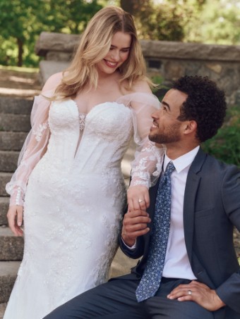 Maggie Sottero Benjie 25MB271A01 #9 All Ivory (gown with Ivory Illusion) thumbnail
