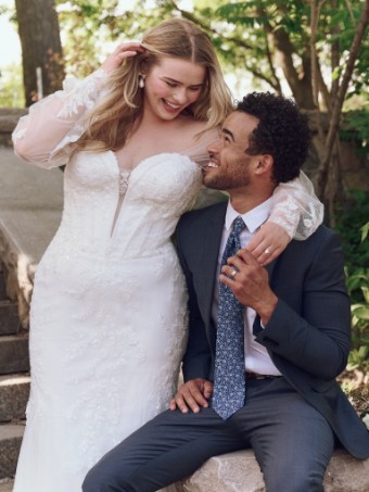 Maggie Sottero Benjie 25MB271A01 #12 default All Ivory (gown with Ivory Illusion) thumbnail