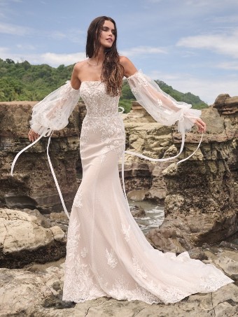 Sottero and Midgley Connor 24SC166A01 $0 default Ivory/Pewter Accent over Nude (Gown with Natural Illusion) thumbnail