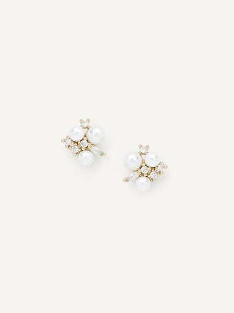 Olive & Piper Chantal Stud Earrings $1 default Gold thumbnail