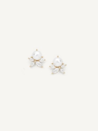 Olive & Piper Sandra Studs #1 Gold thumbnail