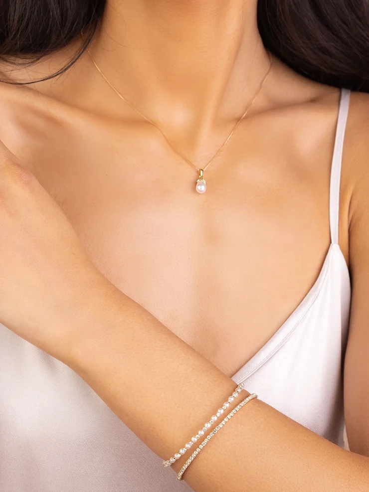 Olive & Piper Madeline Pendant #2 default Gold Silver picture