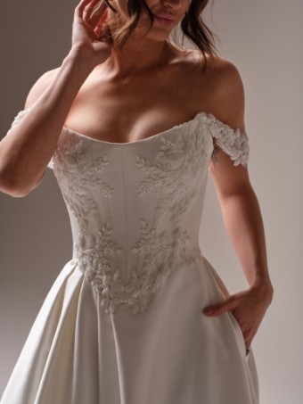Sottero and Midgley Amadora 25SS853 #3 All Ivory thumbnail