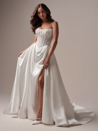 Maggie Sottero Takera Lane 25MB942A01 #6 All Ivory (gown with Ivory Illusion) thumbnail