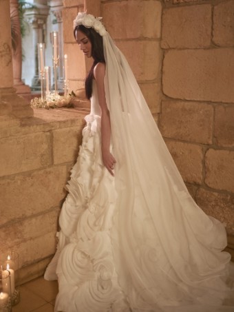 Sottero and Midgley Aarti Veil - YYVL0+25SC928000 - Sottero & Midgley Aarti Veil - YYVL0+25SC928000 - Sottero & Midgley #4 default Diamond White thumbnail