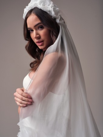 Sottero and Midgley Aarti Veil - YYVL0+25SC928000 - Sottero & Midgley Aarti Veil - YYVL0+25SC928000 - Sottero & Midgley #1 Diamond White thumbnail