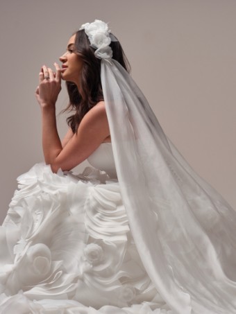 Sottero and Midgley Aarti Veil - YYVL0+25SC928000 - Sottero & Midgley Aarti Veil - YYVL0+25SC928000 - Sottero & Midgley #0 default Diamond White thumbnail