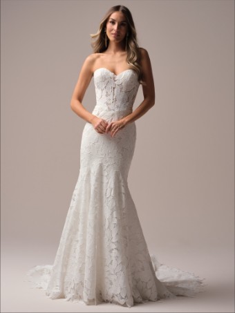 Maggie Sottero Dakota 25MB849A01 #5 All Ivory (gown with Ivory Illusion) thumbnail