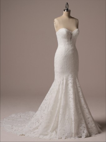 Maggie Sottero Dakota 25MB849A01 #9 All Ivory (gown with Ivory Illusion) thumbnail