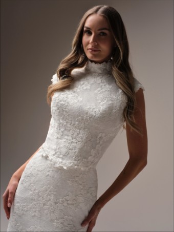 Maggie Sottero Devon 25MB878A01 #10 All Ivory thumbnail