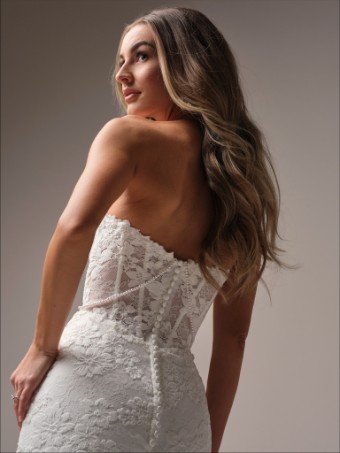 Maggie Sottero Devon 25MB878A01 #3 All Ivory thumbnail