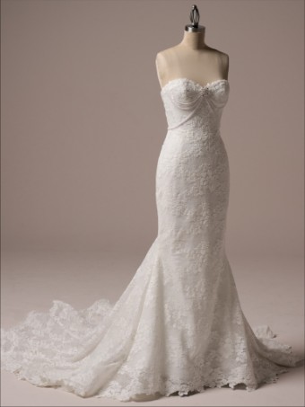 Maggie Sottero Devon 25MB878A01 #12 All Ivory thumbnail