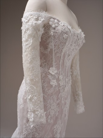 Maggie Sottero Takera 25MB941A01 #11 All Ivory (gown with Ivory Illusion) thumbnail