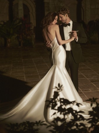 Sottero and Midgley Lagos 25SS901A01 $3 Diamond White (gown with Light Nude Illusion) thumbnail