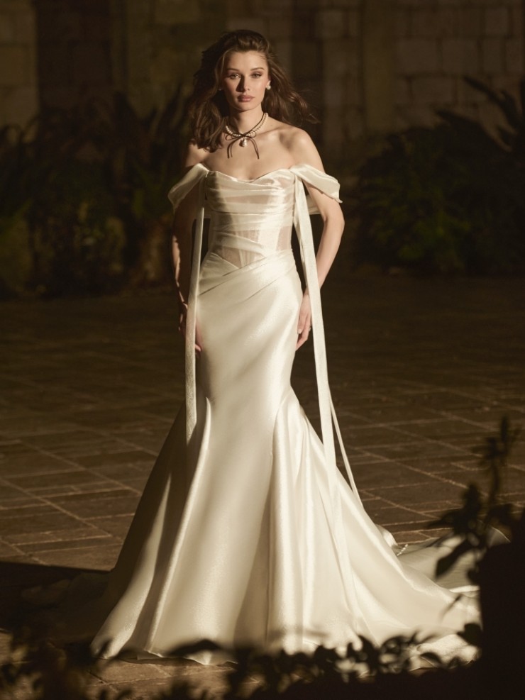 Sottero and Midgley Lagos - 25SS901A01- Sottero & Midgley Lagos - 25SS901A01- Sottero & Midgley #0 default Diamond White (gown with Light Nude Illusion) picture
