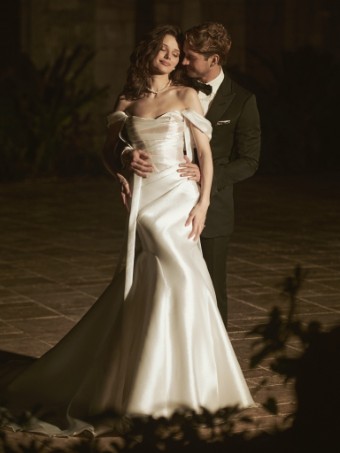 Sottero and Midgley Lagos - 25SS901A01- Sottero & Midgley Lagos - 25SS901A01- Sottero & Midgley #1 Diamond White (gown with Light Nude Illusion) thumbnail