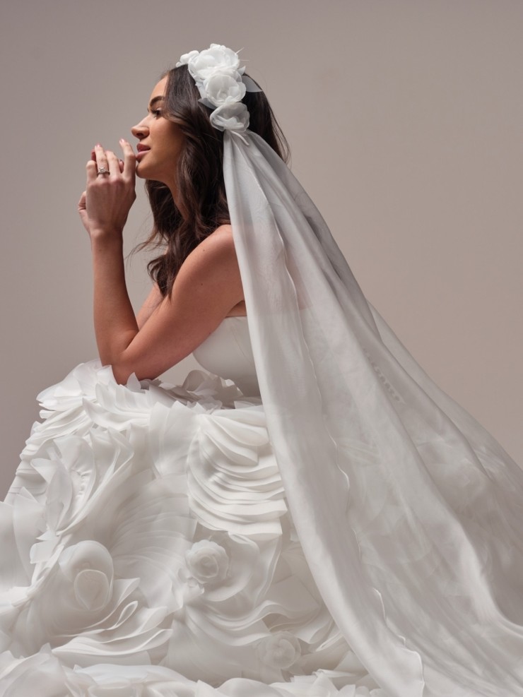 Sottero and Midgley Aarti Veil - Sottero & Midgley - YYVL0+25SC928000 Aarti Veil - Sottero & Midgley - YYVL0+25SC928000 #0 default Diamond White picture