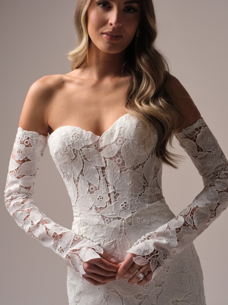 Maggie Sottero Dakota Detachable Sleeves - YYDS0+25MB849000 - Maggie Sottero Dakota Detachable Sleeves - YYDS0+25MB849000 - Maggie Sottero #0 default Ivory picture