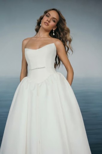 Jenny Yoo Danielle 12526B #5 Ivory thumbnail