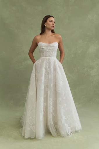 Jenny Yoo Lorelai 22590B #0 default Ivory thumbnail