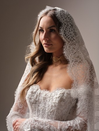 Maggie Sottero Takera Veil - Maggie Sottero Takera Veil - Maggie Sottero $1 All Ivory thumbnail