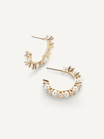 Olive & Piper Prive Hoops #1 Gold thumbnail