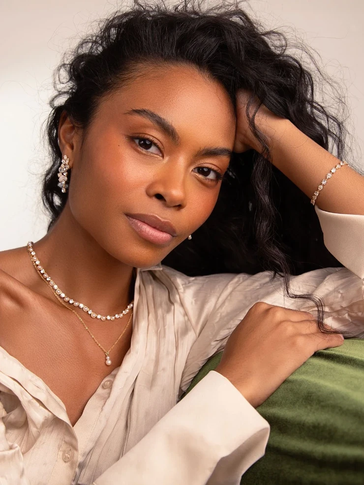 Olive & Piper Evangeline Statement Necklace #3 default Gold picture