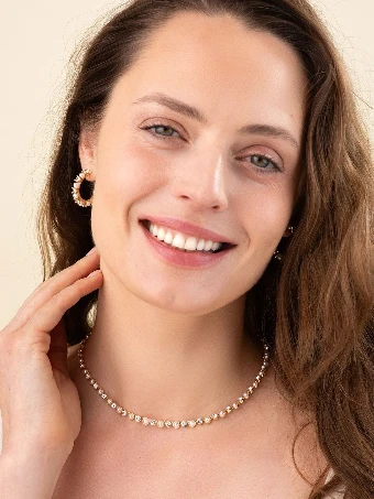 Olive & Piper Evangeline Statement Necklace $2 Gold thumbnail