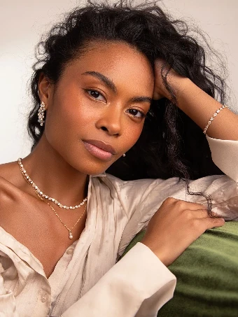 Olive & Piper Evangeline Statement Necklace $3 default Gold thumbnail