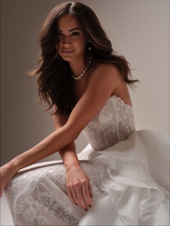 Maggie Sottero Meredith 25MB870A02 #11 All Ivory (gown with Ivory Illusion) thumbnail