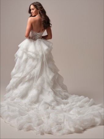 Maggie Sottero Meredith 25MB870A02 #10 All Ivory (gown with Ivory Illusion) thumbnail
