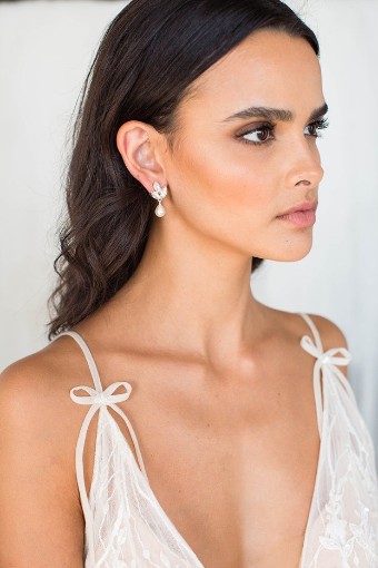 Brides & Hairpins Jenai Earrings #1 Gold thumbnail