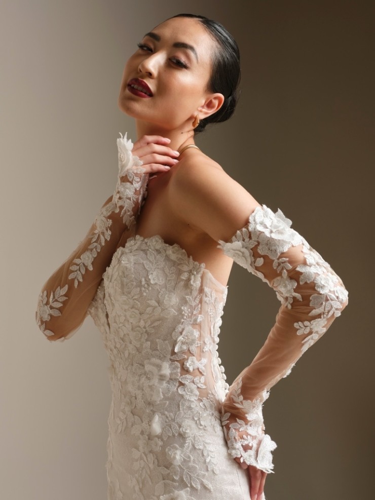 Sottero and Midgley Rashida Detachable Sleeves (Lace) - Sottero & Midgley Rashida Detachable Sleeves (Lace) - Sottero & Midgley #1 default Ivory picture