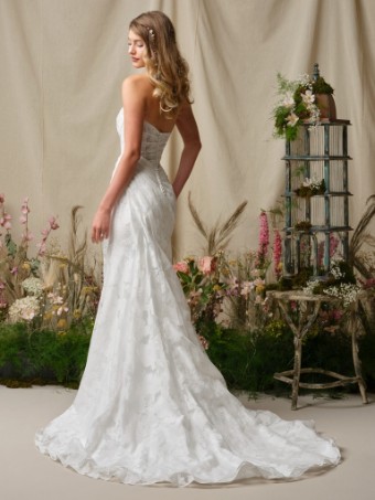 Rebecca Ingram Kendall 26RB437A01 #6 All Ivory (gown with Ivory Illusion) thumbnail