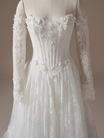 Maggie Sottero Kitaro 26MB385A01 $7 Ivory over Blush (gown with Ivory Illusion) thumbnail