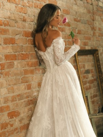 Maggie Sottero Kitaro 26MB385A01 $13 Ivory over Blush (gown with Ivory Illusion) thumbnail