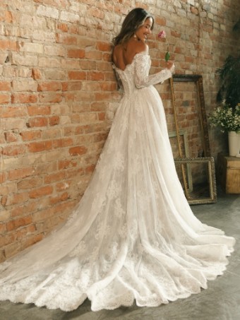 Maggie Sottero Kitaro 26MB385A01 $12 Ivory over Blush (gown with Ivory Illusion) thumbnail