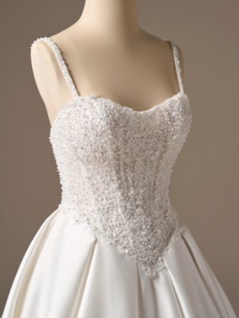 Maggie Sottero London 26MS402A01 #11 Ivory (gown with Natural Illusion) thumbnail