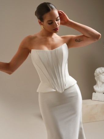 Sottero and Midgley Lassen Marie 26SS453A02 #0 default All Ivory thumbnail