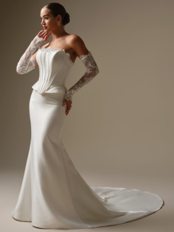 Sottero and Midgley Lassen Marie 26SS453A02 #5 All Ivory thumbnail
