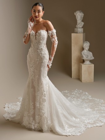 Sottero and Midgley Rashida 26SS395A01 $4 Ivory/Blush thumbnail