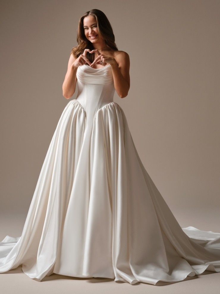 Maggie Sottero Hudson Long Sleeves - Maggie Sottero Hudson Long Sleeves - Maggie Sottero #10 default All Ivory picture