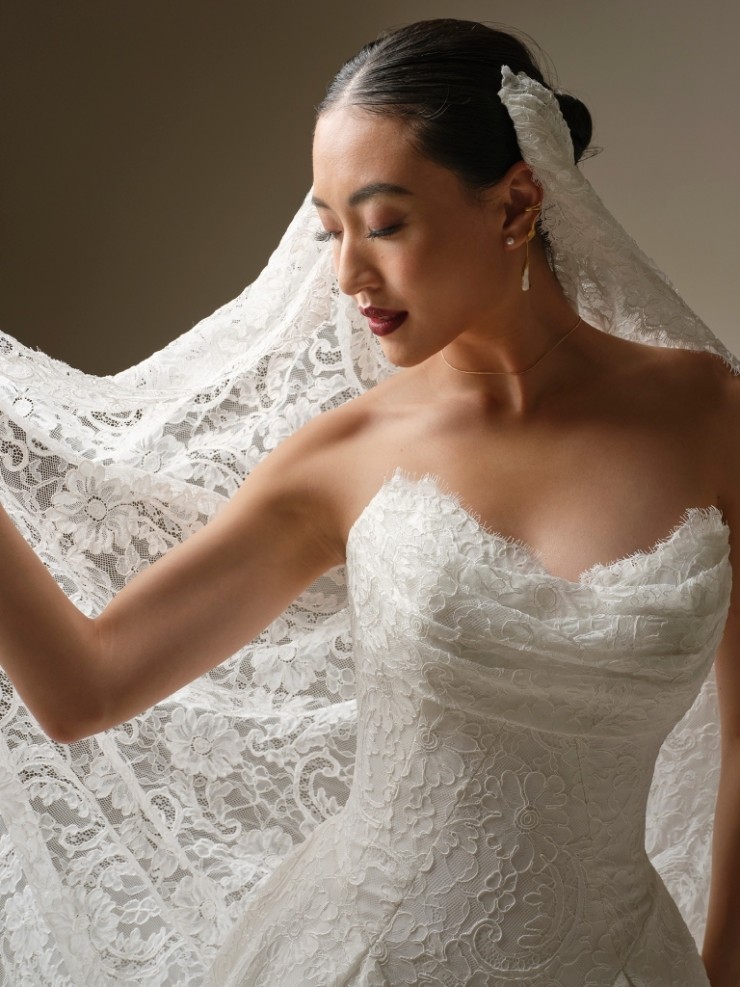 Sottero and Midgley Tamar Veil - Maggie Sottero Tamar Veil - Maggie Sottero #2 default All Ivory picture