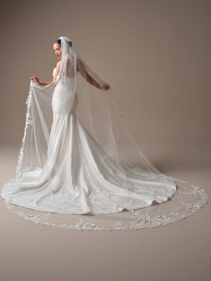 Sottero and Midgley Burke Veil - Sottero & Midgley Burke Veil - Sottero & Midgley #1 default All Ivory picture