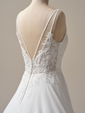 Rebecca Ingram Avery 25RK280A01 $1 All Ivory (gown with Ivory Illusion) thumbnail