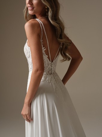 Rebecca Ingram Avery 25RK280A01 $4 All Ivory (gown with Ivory Illusion) thumbnail