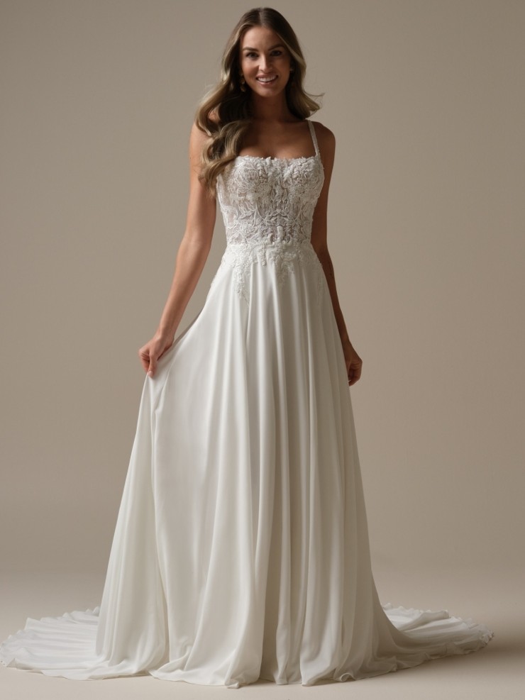 Rebecca Ingram Avery 25RK280A01 #0 default All Ivory (gown with Ivory Illusion) picture