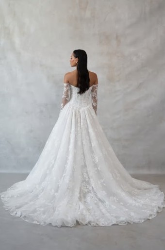 Jenny Yoo Phoebe 126614B $1 French Vanilla thumbnail